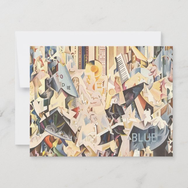 Vintage Music, Art Deco Jazz, Rhapsody in Blue (Front)