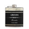 Vintage Music Black GROOM Wedding Flask