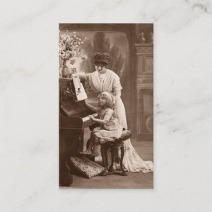 Vintage Music Business Card-See back Card