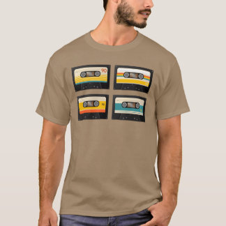 vintage music cassette funny T-Shirt