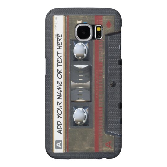 Vintage Music Cassette Tape Look Samsung Galaxy S6 Cases