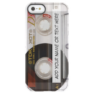 Vintage Music Cassette Tape Look Permafrost® iPhone SE/5/5s Case