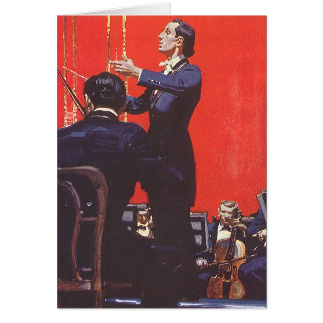 Vintage Music, Conducting an Orchestra (Front)
