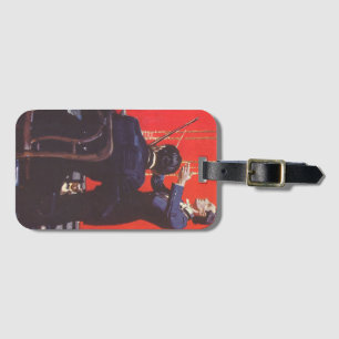 Vintage Music, Conducting an Orchestra Luggage Tag