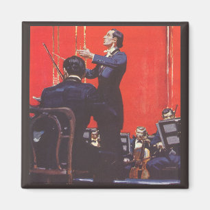 Vintage Music, Conducting an Orchestra Magnet