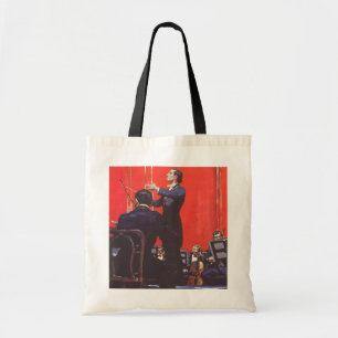 Vintage Music, Conducting an Orchestra Tote Bag