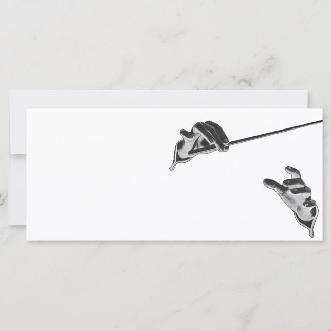 Vintage Music, Conductor's Hands with a Baton (Front)