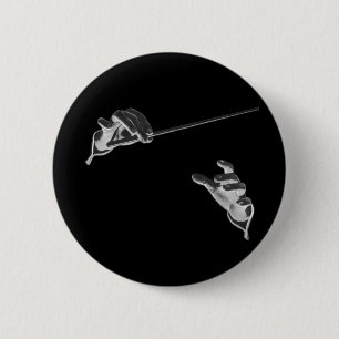 Vintage Music, Conductor's Hands with a Baton 6 Cm Round Badge
