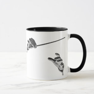 Vintage Music, Conductor's Hands with a Baton Mug