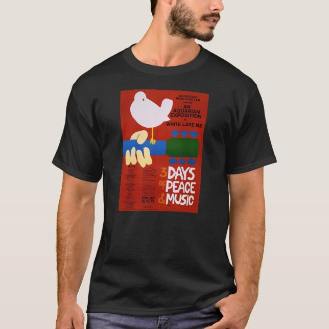 Vintage Music Festival Poster T-Shirt (Front)