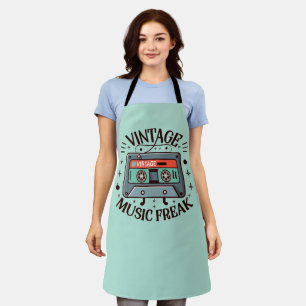 Vintage Music Freak Apron