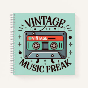 Vintage Music Freak Notebook