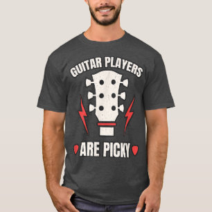 Vintage Music Guitar Players Are Picky String Inst T-Shirt