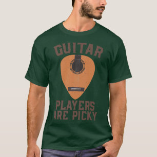 Vintage Music Guitar Players Are Picky String Inst T-Shirt