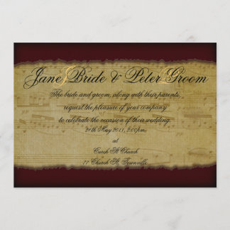 Vintage Music, invitation