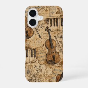 Vintage Music iPhone 16 Case
