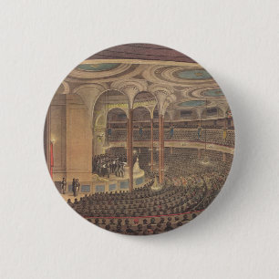 Vintage Music, Jenny Lind, Swedish Opera Singer 6 Cm Round Badge