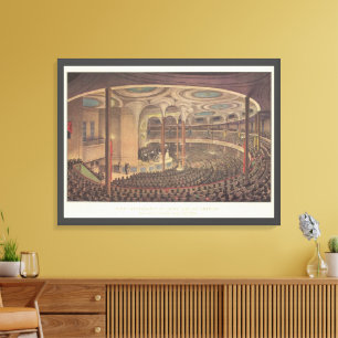 Vintage Music, Jenny Lind, Swedish Opera Singer Canvas Print