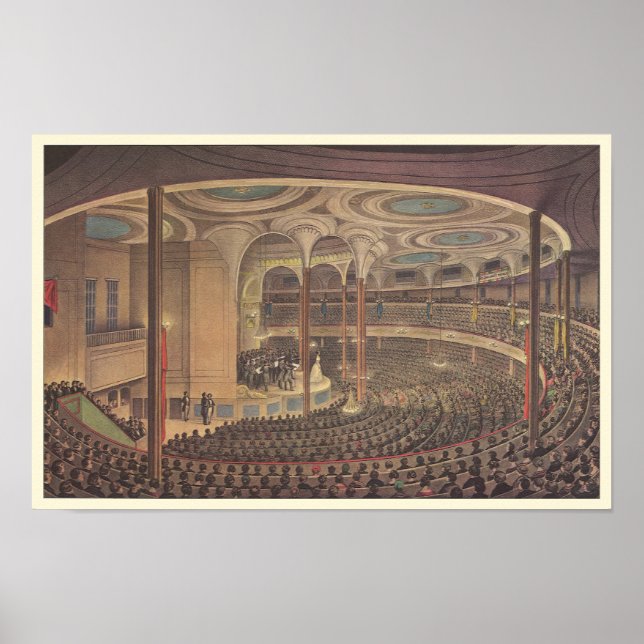 Vintage Music, Jenny Lind, Swedish Opera Singer Poster (Front)