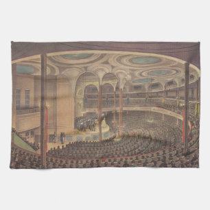 Vintage Music, Jenny Lind, Swedish Opera Singer Tea Towel