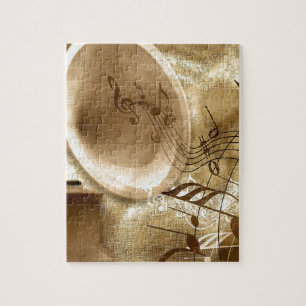 Vintage Music Jigsaw Puzzle