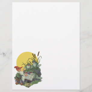 Vintage Music Magazine Cover Art, Etude Frog Choir Flyer