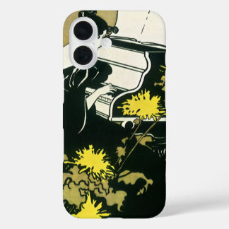 Vintage Music, Miss Traumerei Playing Piano, Reed iPhone 16 Case