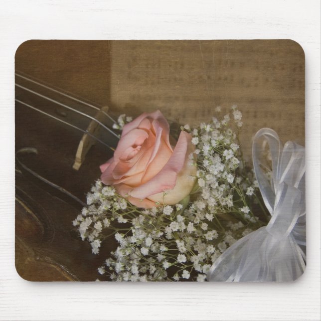 Vintage Music Mouse Mat (Front)