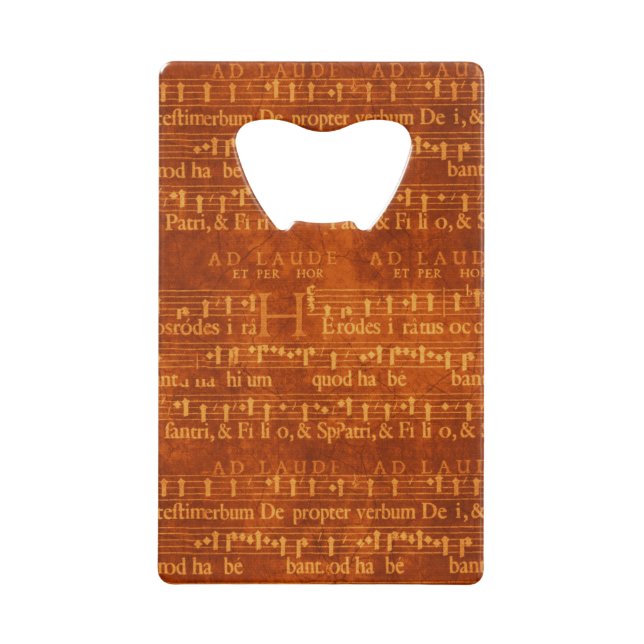 Vintage Music on Brown (Front)