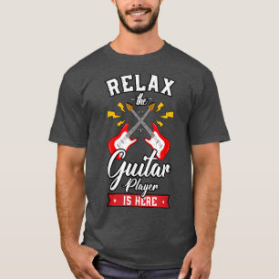 Vintage Music Relax Guitar Player String Instrumen T-Shirt