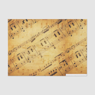 Vintage Music Sheet Tissue Paper