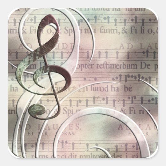 Vintage music stickers Zazzle.co.uk