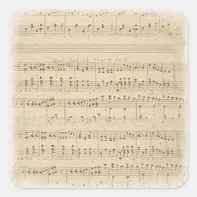 vintage music stickers (Front)