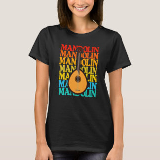 Vintage Music String Instrument Mandolin   T-Shirt
