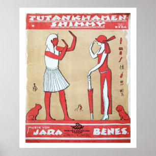 Vintage music - Tutankhamen Shimmy Print