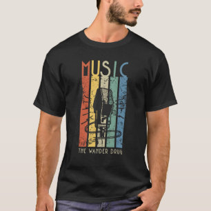 Vintage Music With Microphone T-Shirt