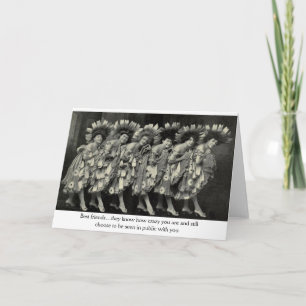 Vintage - My Crazy Best Friends, Card