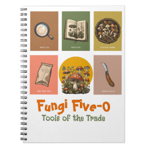 Vintage Mycologist Toolkit: Foraging Essentials Notebook