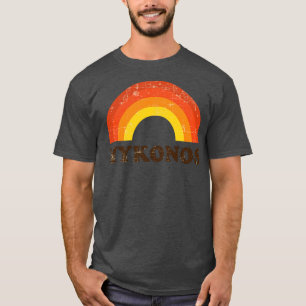 Vintage Mykonos Greece Souvenir 60s Style Retro Ra T-Shirt
