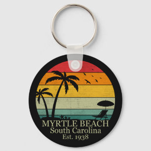 Vintage Myrtle Beach South Carolina Key Ring