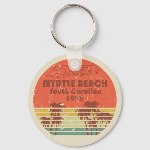 Vintage Myrtle Beach South Carolina Key Ring