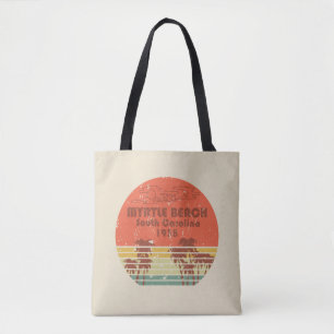 Vintage Myrtle Beach South Carolina Tote Bag