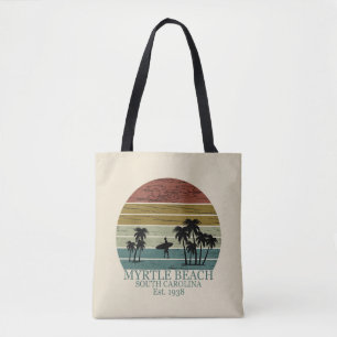 Vintage Myrtle Beach South Carolina Tote Bag