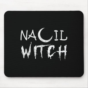 Vintage Nail Witch Nail Stylist Halloween Nail Mouse Mat