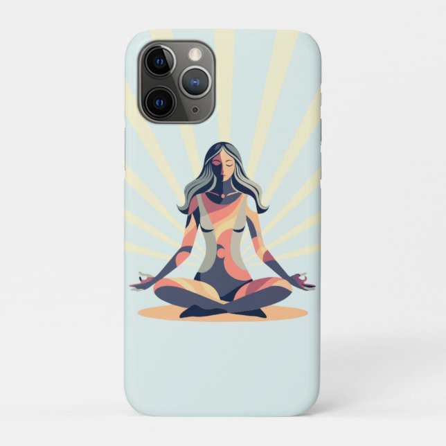 Vintage Namaste Case-Mate iPhone Case (Back)