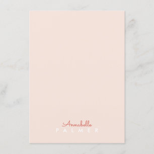 Vintage Name Personal Stationery Invitation