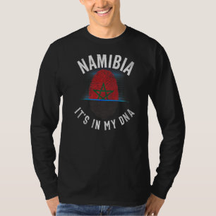 Vintage Namibia Flag It Is In My Dna Namibian T-Shirt