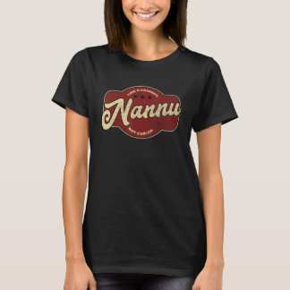 Vintage Nannu Like a Grandpa but Cooler - Maltese  T-Shirt