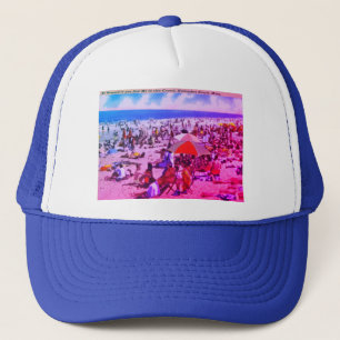 Vintage Nantasket Beach, Hull, Massachusetts Trucker Hat