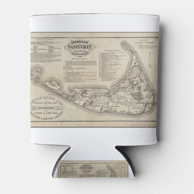 Vintage Nantucket Can Cooler (Front)